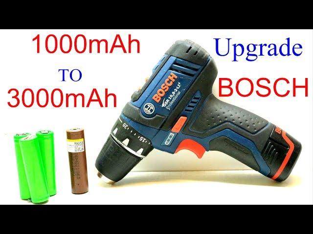 BOSCH Upgrade Battery / Change Old Dead Li Ion Cell / GSR BAT411