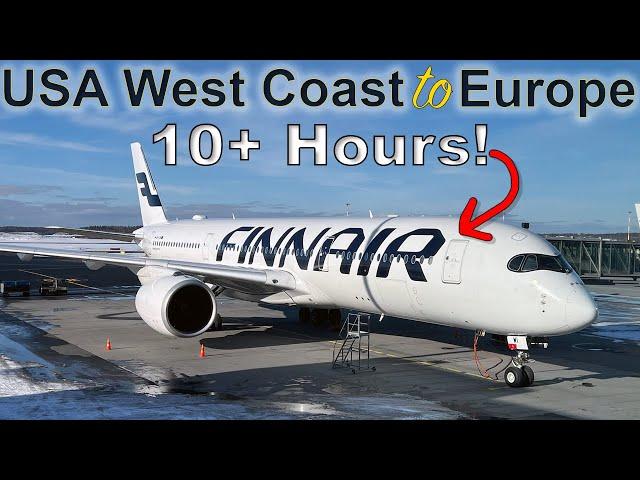 Finnair A350 Business Class Los Angeles to Helsinki