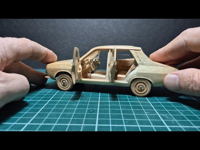 Wood Carving Unique RENAULT 12 TS