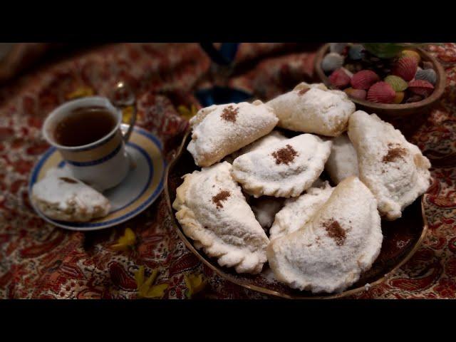 طرز تهیه ی قطاب تُرد و خوشمزه در فر از صفر تا صد ، آشپزی با فرکوک Qottab