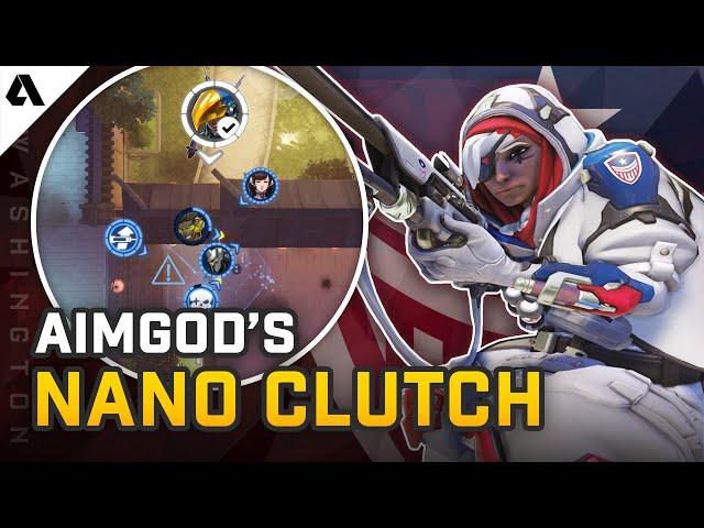 Aimgod's Life Saving Nano Boost - Pro Overwatch Micro Plays