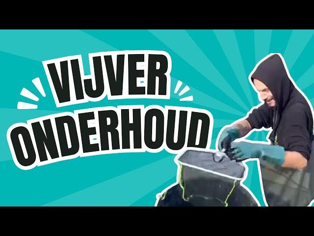 Wat houdt VIJVERONDERHOUD in? En wat kan je ZELF!