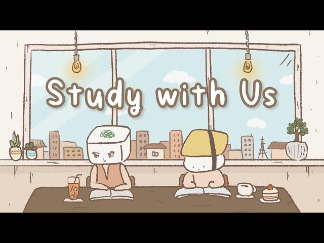 Study with Us in a Cozy Café  | Lofi Study Timer - 1 hour