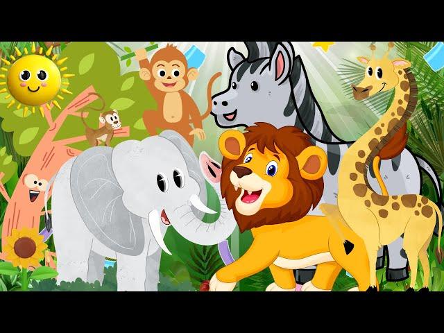 Animal Dance Song | ABC Nursery Rhymes & Kids Songs |Curio Cubs #animals #kids #nurseryrhymes