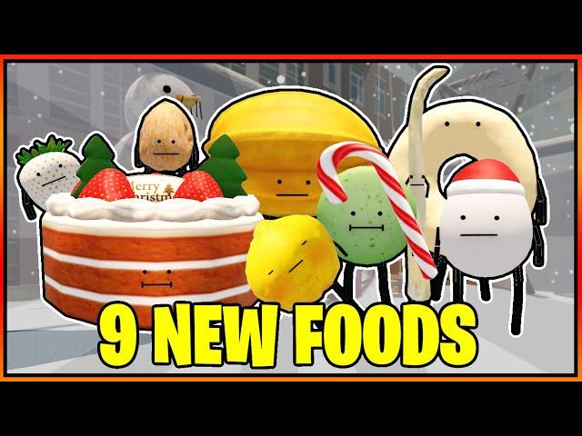 How to get the 9 NEW CHRISTMAS EVENT FOODS in SECRET STAYCATION! || Roblox