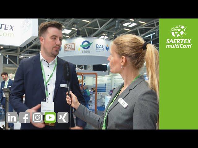 SAERTEX multiCom IFAT 2022: SAERTEX-LINER H2O w/ Timo Münstermann