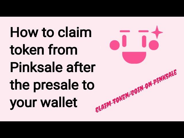 How to claim your token on Pinksale after presale (claim Ajevers token from pinksale) AJE