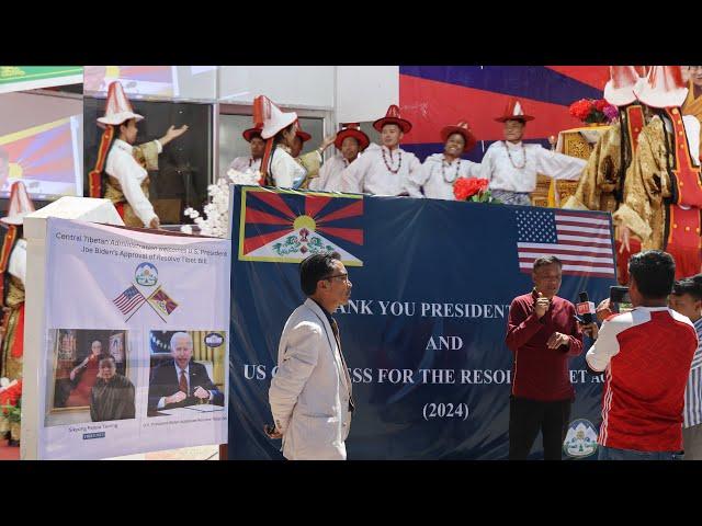 Sikyong Penpa Tsering's Visit to Ladakh || Gorshey performances || Tibet Resolve Act