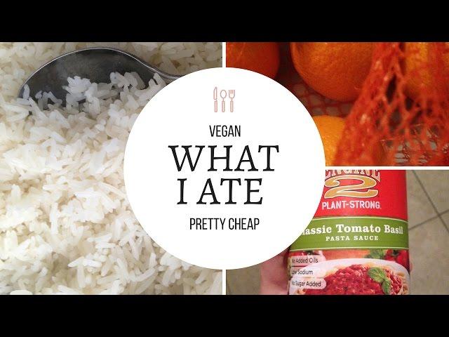 WHAT I ATE TODAY VEGAN HCLF