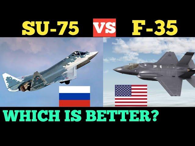 F-35 VS SU-75 FIGHTER JETS SPECIFICATIONS COMPARISON.