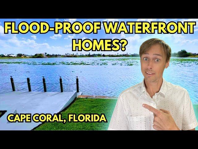 NON-FLOOD ZONE Waterfront Homes in Cape Coral Florida - No Insurance Required!