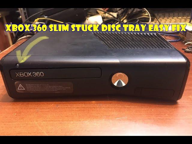 Xbox 360 Slim Stuck Disc Tray Easy Fix