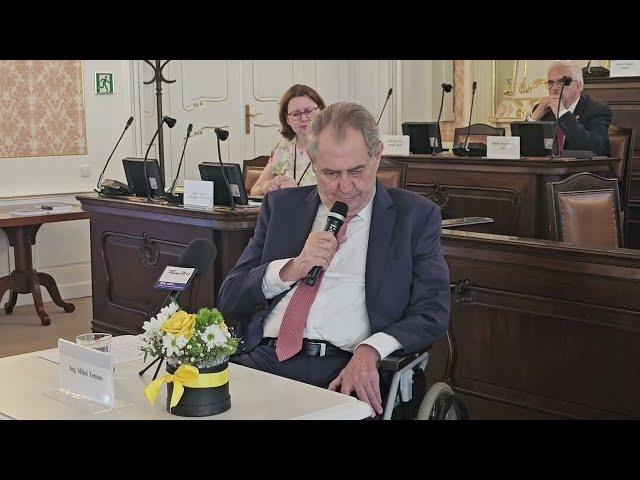 (5) Miloš Zeman: Bezpečnostní situace v Evropě a v ČR 15.5.2024