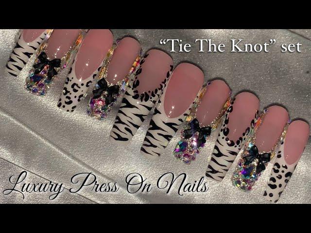 Watch Me Work | Zebra Print Nails | Builder Gel Nails | SHEEZEXQUISITE