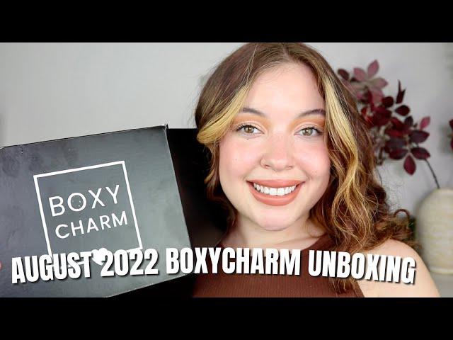 BOXYCHARM AUGUST 2022 |  BASE BOX UNBOXING .. WORTH IT?