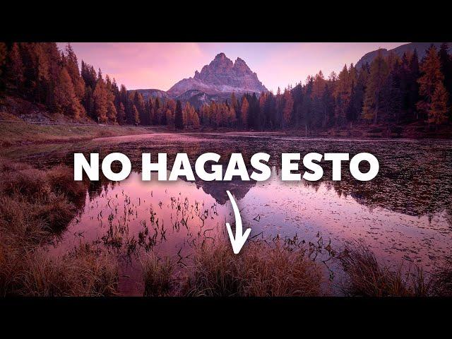 5 errores comunes en Fotografía de Paisaje ‼️ ️