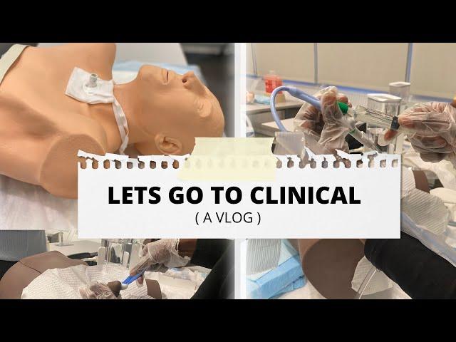 CLINICAL DAY IN THE LIFE OF A NURSING STUDENT || NURSING SCHOOL VLOG