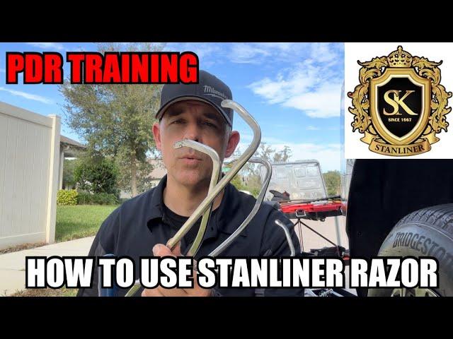 HOW TO USE STANLINER RAZOR PAINTLESS DENT REPAIR TOOL