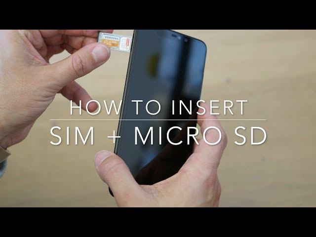 Xiaomi Redmi Note 6 pro - How to insert SIM + micro SD