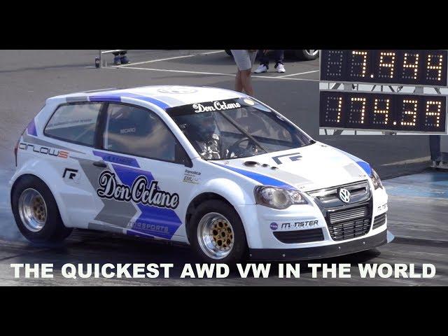 DON OCTANE Quickest VW Polo In The World 1/4 Mile 7.94 @ 174mph