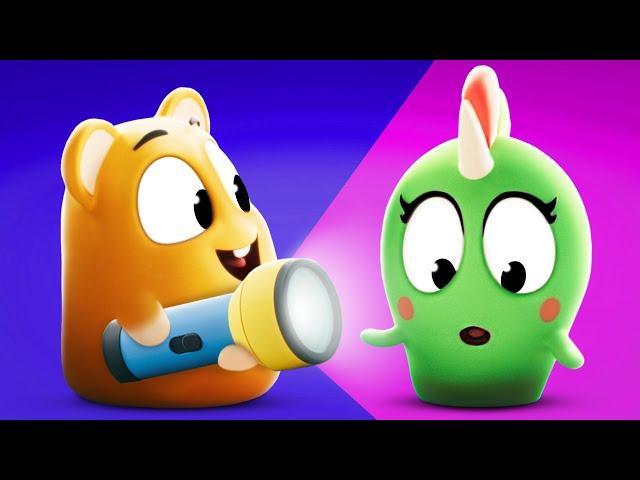 Fun With Flashlights  Talking Tom & Friends | Animated Cartoons