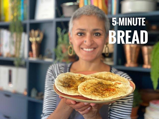 5-MINUTE BREAD | Quick and delicious flatbreads | Perfect bread in Minutes | Food with Chetna