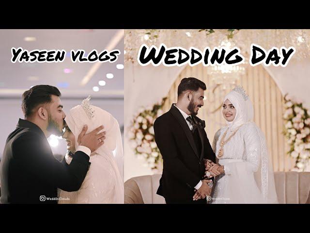 OUR WEDDING DAY  YASEEN VLOGS  SHINSHIDHA