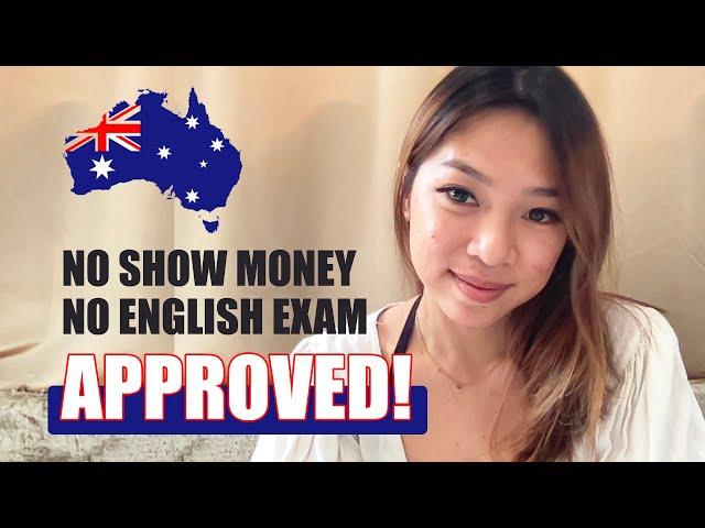 Australian Student Visa PROCESSED for less than 100k | NO SHOW MONEY