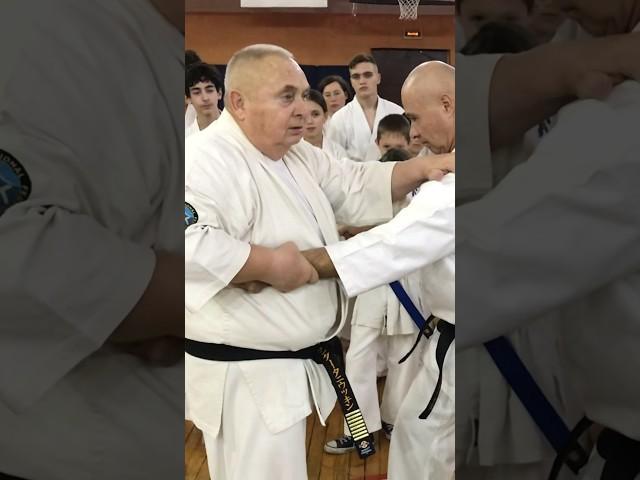 Кёкусинкай / Сихан Танюшкин / Выход в Сантин-дати / Освобождение от захвата 9-й кю (1)