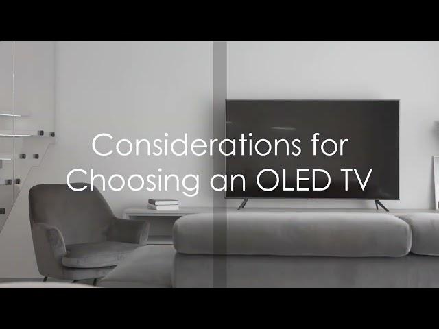 How do you choose the correct OLED TV? Watch til the end.