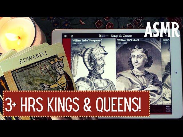 ASMR | Huge Kings & Queens of England Compilation! Whispered Reading & Show & Tell