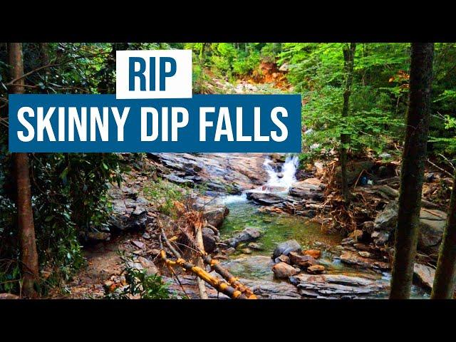 RIP Skinny Dip Falls - Footage from after the flooding