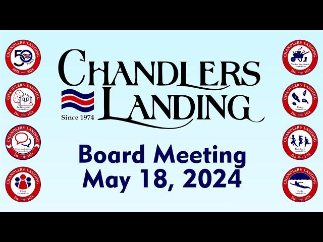 2024-5-18 - CLCA Board Meeting for May 2024