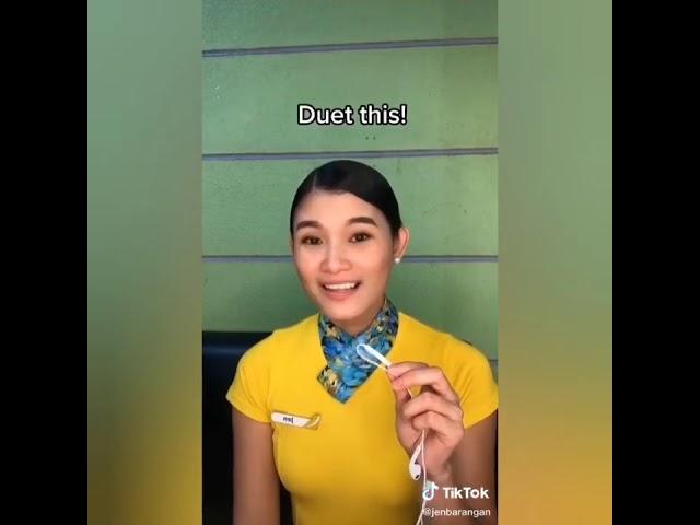 FLIGHT ATTENDANT CHALLENGE ON TIKTOK