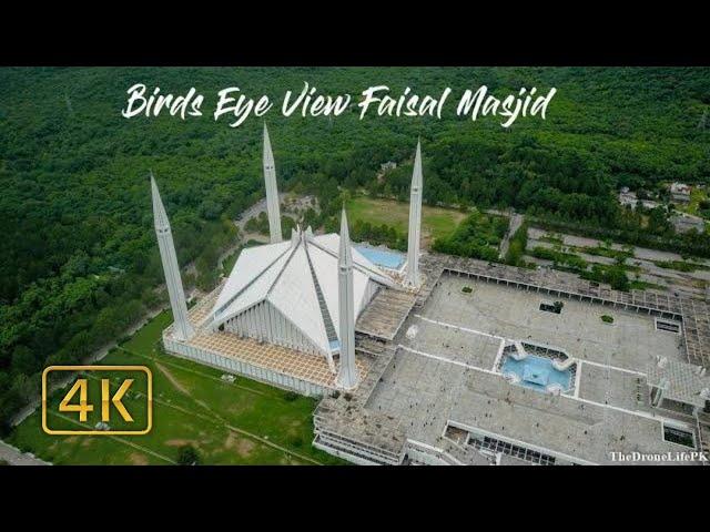 Aerial Glance Faisal Masjid 4K l The Drone Life PK