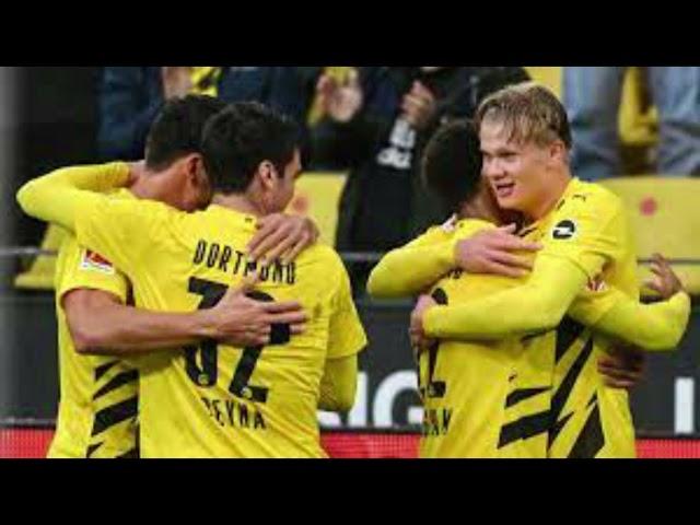  Borussia Dortmund goleó con ayuda de Haaland