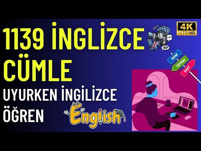 UYURKEN İNGİLİZCE ÖĞREN | GÜNDELİK CÜMLELER İLE PRATİK YAP | BÖLÜM 2 |TÜRKÇE KARŞIKLARI İLE ÖĞREN