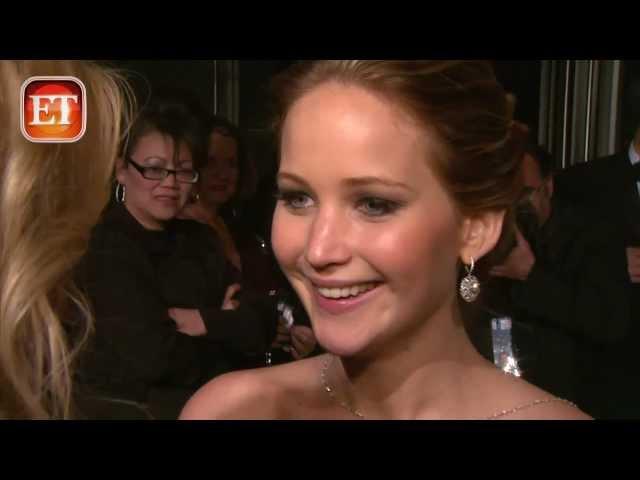 J-Law Swarmed by Family after Oscar Win