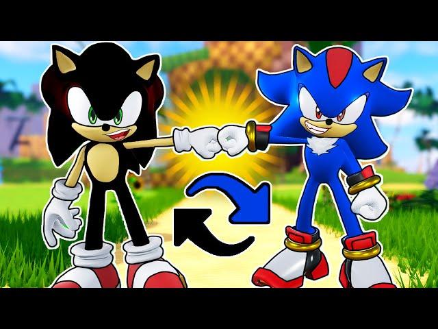 Sonic and Shadow SWAP Colors In Roblox!