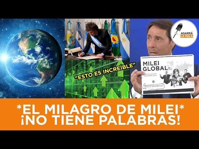 FEINMANN FILTRÓ LA ENCUESTA MUNDIAL DE MILEI QUE ES UN MILAGRO ARGENTINO: "ESTO ES IMPRESIONANTE"