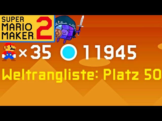 WIR sind in den TOP 50! Super Mario Maker 2 Expert 11000+ Clears #195