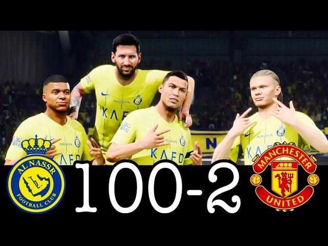 FC 24- MESSI RONALDO NEYMAR & MBAPPE | ALL STARS | AL NASSR 100-1 PSG #fc25