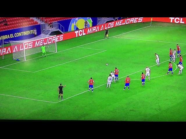 Gol de penal de Miguel Almiron Chile vs Paraguay