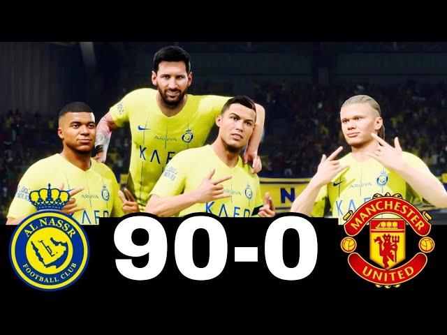 FIFA 25- MESSI RONALDO NEYMAR & MBAPPE | ALL STARS | AL NASSR 90-1 PSG #fc25