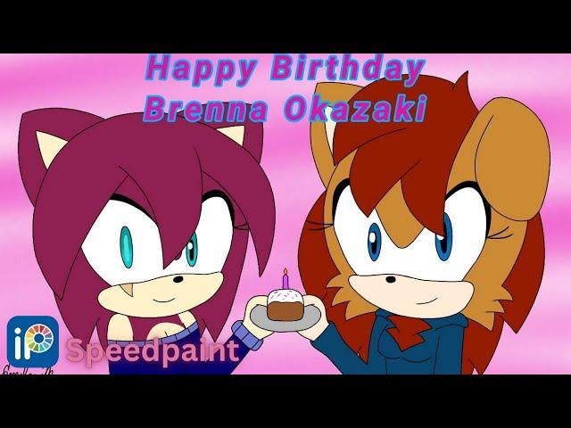 Birthday Gift for Brenna Okazaki Speedpaint