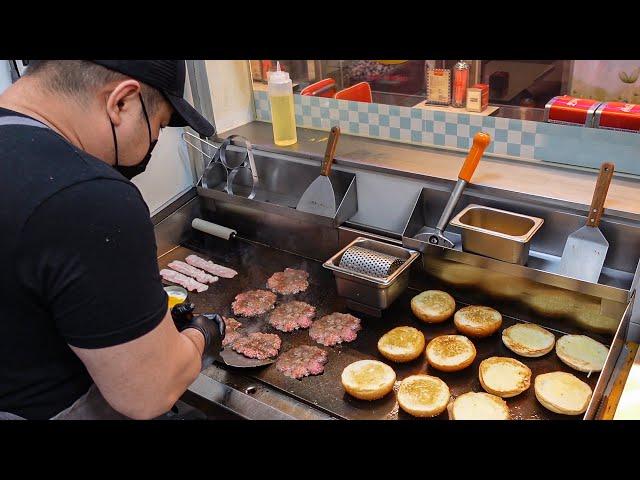 Popular Handmade Hamburger – Korean Street Food