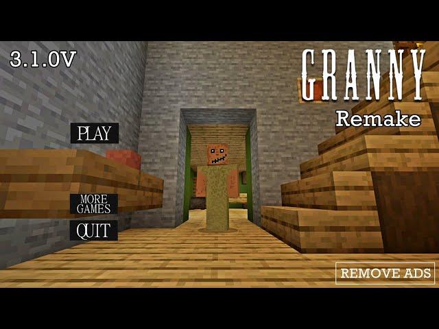 GRANNY REMAKE MINECRAFT GAMEPLAY