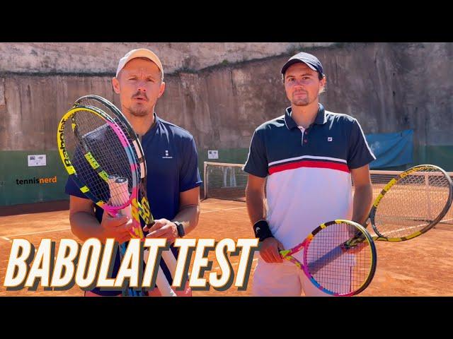 Babolat racket test! (Rafa Origin, Pure Drive 98, Aero 98...)