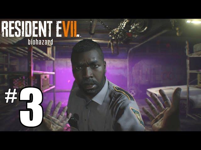 Resident Evil 7 Walkthrough Part 3 - JACK GARAGE BOSS FIGHT - How To Beat RES7 PS4 Gameplay