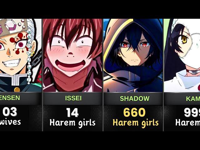 Biggest HAREMS | The Ultimate Harem KINGS of Anime